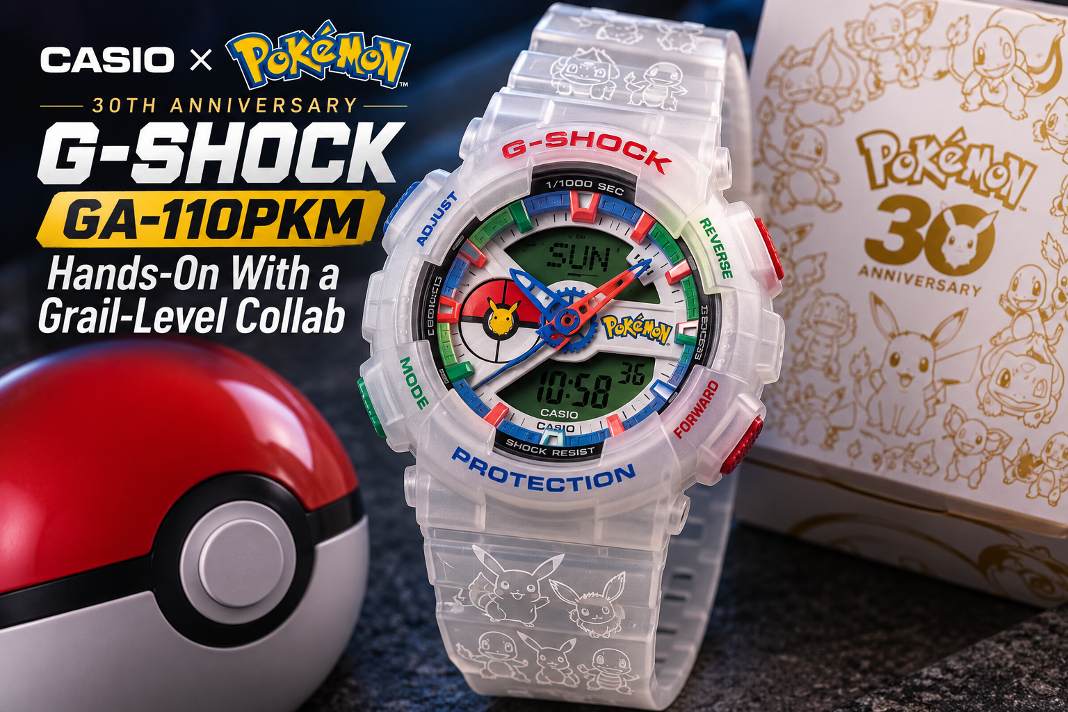 Casio x Pokémon 30th Anniversary - Timepiece360