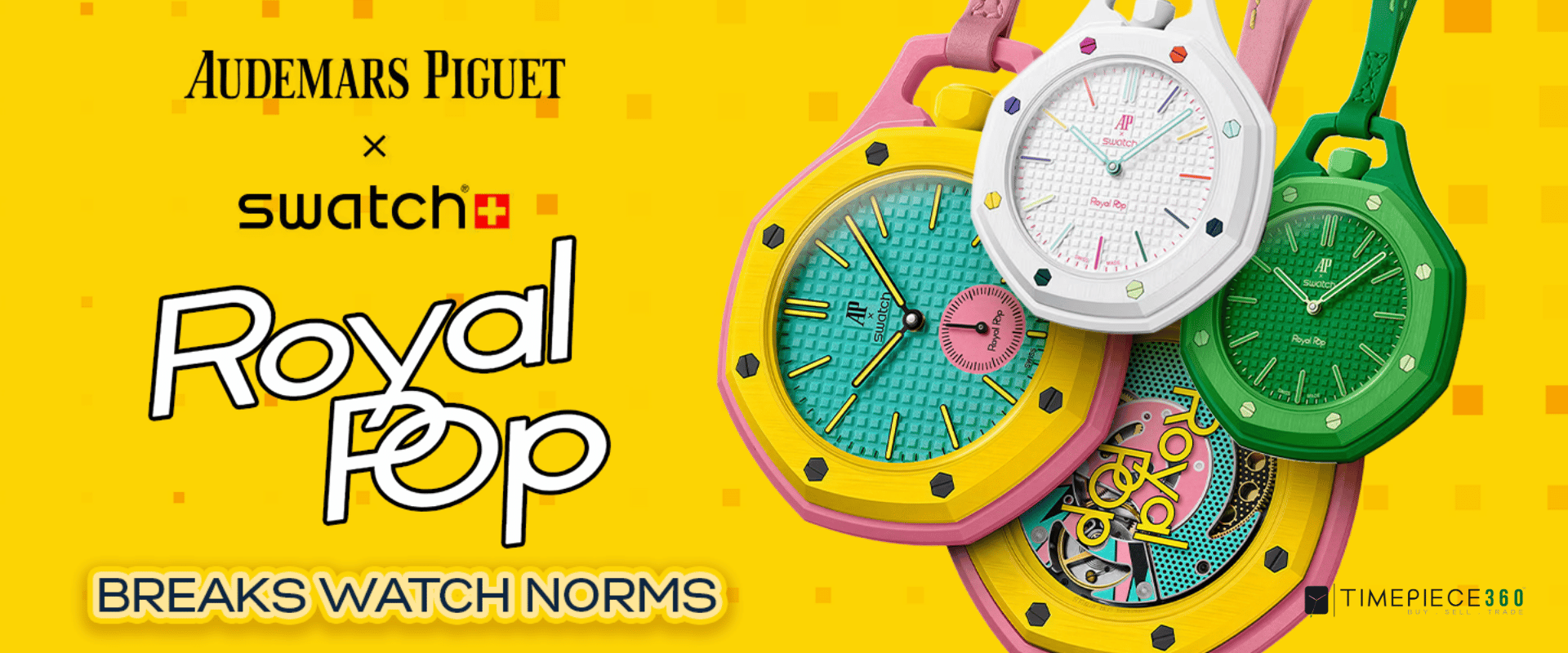 Audemars Piguet x Swatch Royal Pop Breaks Watch Norms – Timepiece360