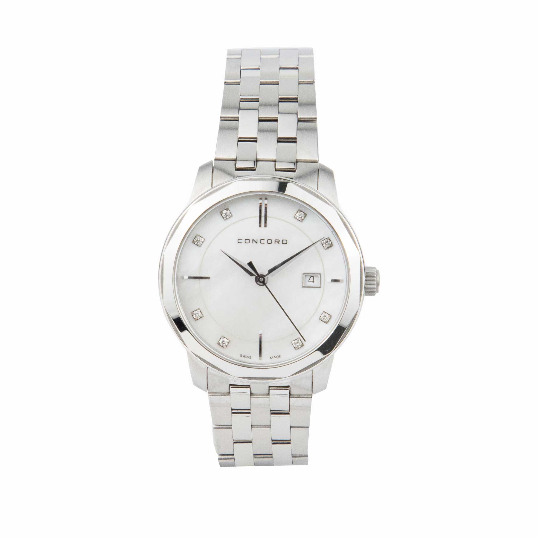 Concord Bennington MOP Diamonds Dial 31mm Steel – Timepiece360 display picture 1