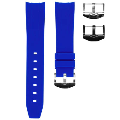 21mm Curved End Yacht Master 2 straps Timepiece360