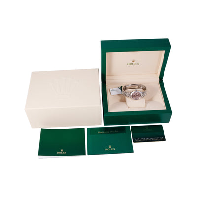 Rolex Datejust Pink Dial 31mm Steel