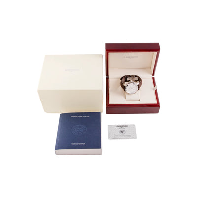 Longines Conquest Chronograph L36604765 full set | Timepiece360

