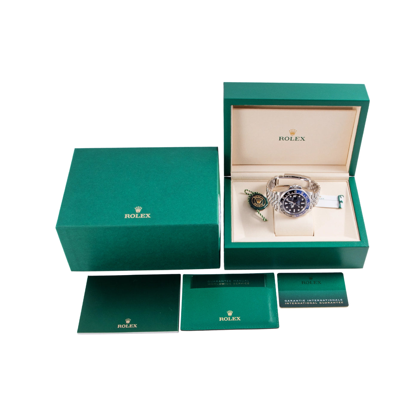 Rolex GMT-Master II "Batgirl" 126710BLNR full set | Timepiece360

