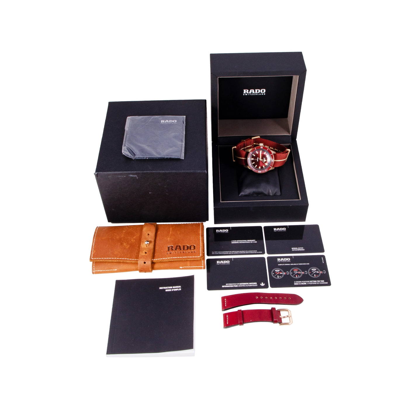Rado Captain Cook Bronze R32504407 full set | Timepiece360