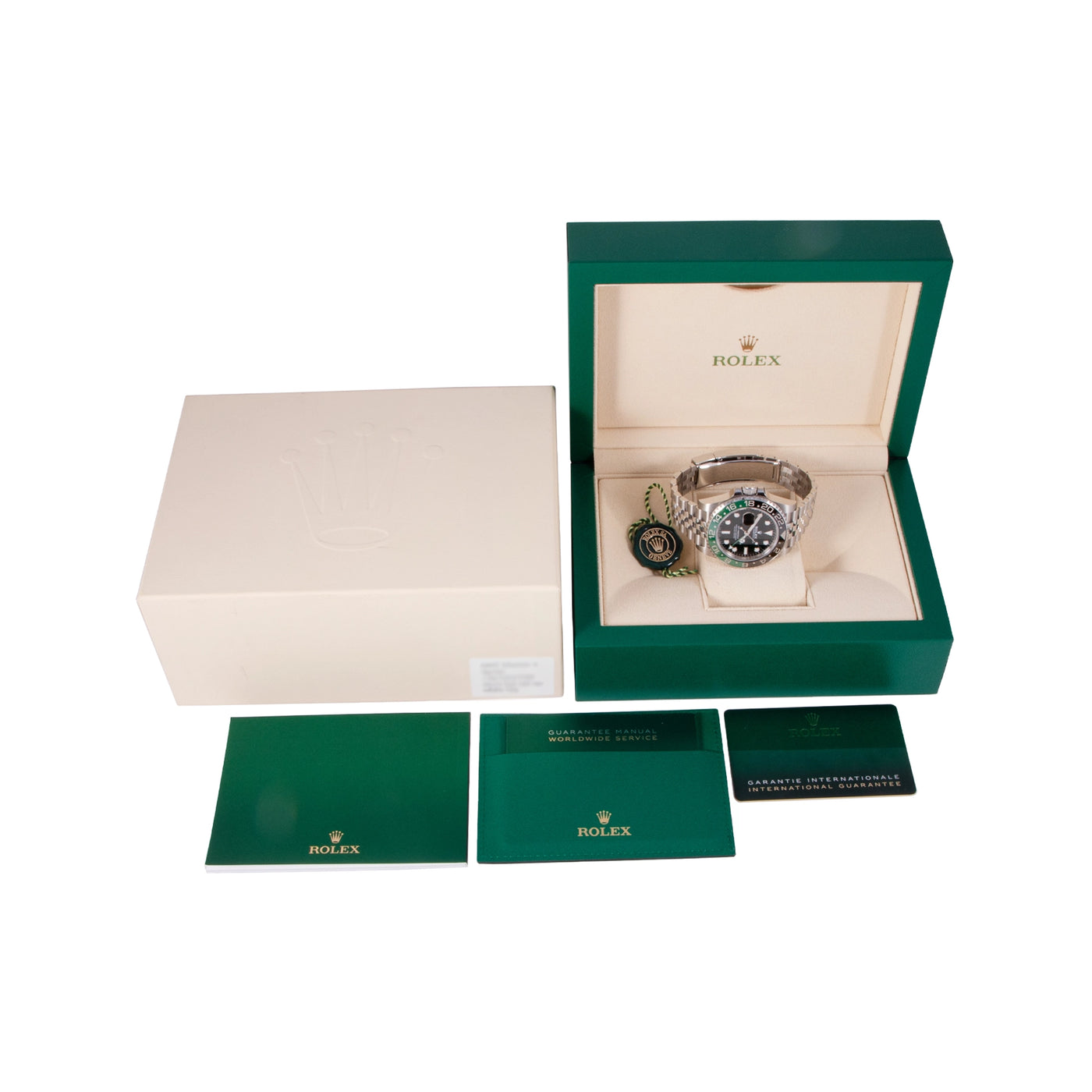 Rolex GMT-Master II "Sprite" 126720VTNR full set | Timepiece360