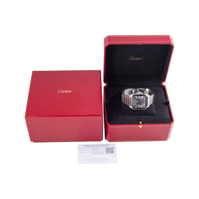 Cartier Santos De Cartier WSSA0037 full set | Timepiece360
