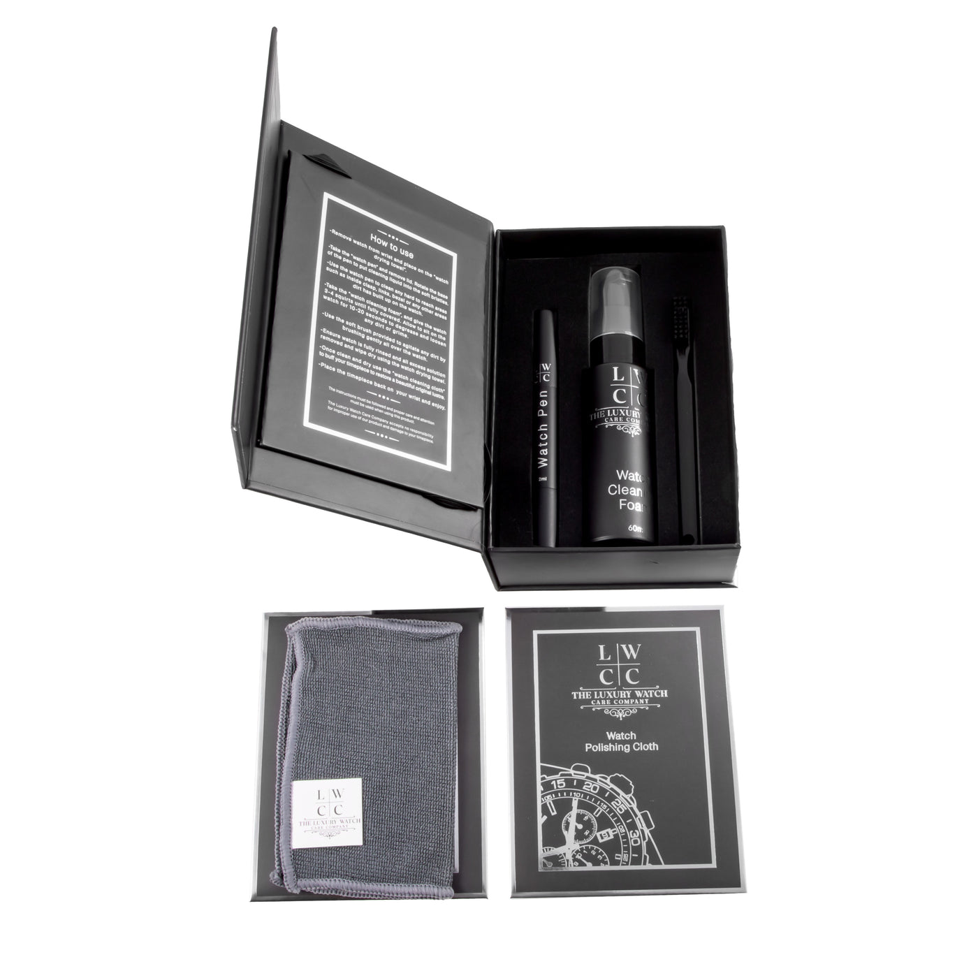 Timepiece360 Luxury Watch Cleaning Kit