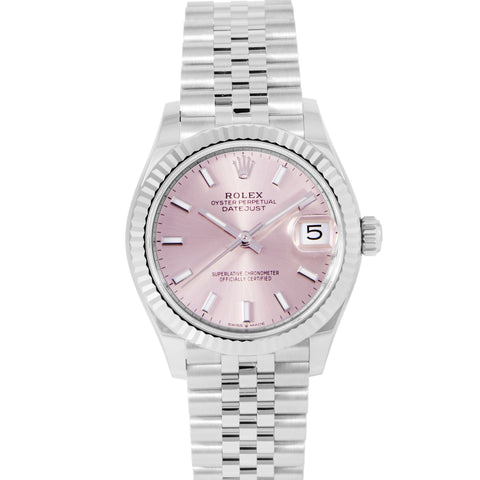 Rolex Datejust Pink Dial 31mm Steel