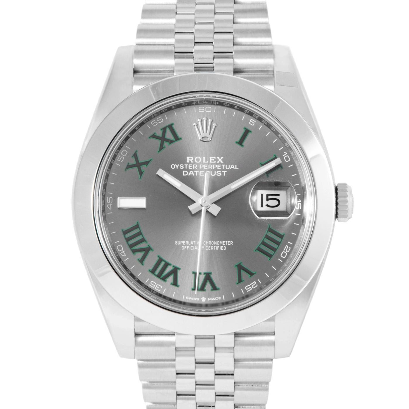 Rolex Datejust 41 "Wimbledon" 126300 | Timepiece360