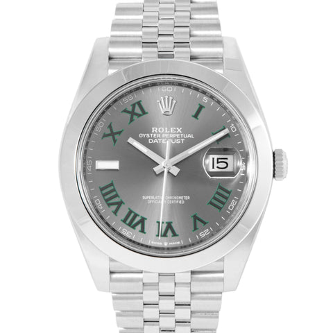 Rolex Datejust 41 "Wimbledon" 126300 | Timepiece360