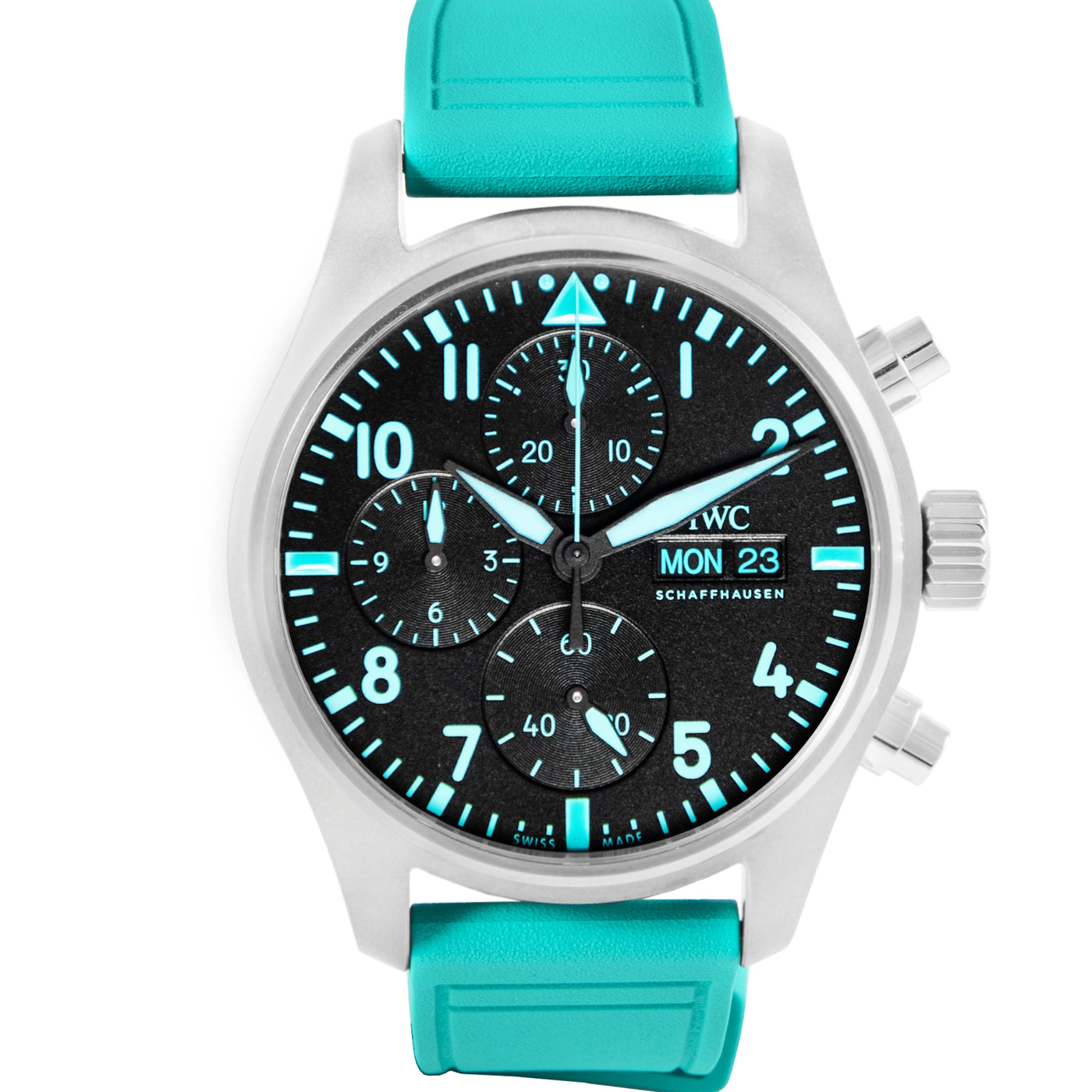 IWC Pilot's Watch 'Mercedes-AMG Petronas IW388108 | Timepiece360


