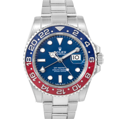 Rolex GMT-Master II White Gold 126719BLRO | Timepiece360