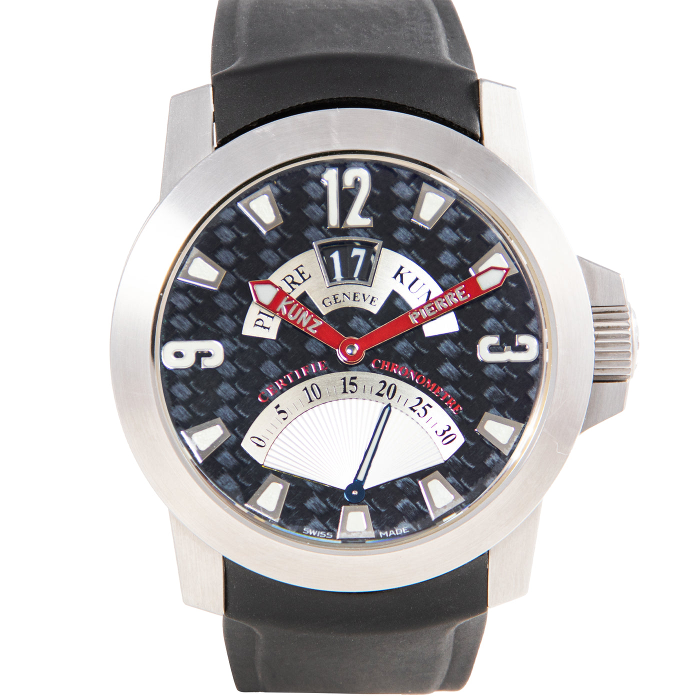 Pierre Kunz Grand Date Sport Textured PKG 016 SPORT | Timepiece360
