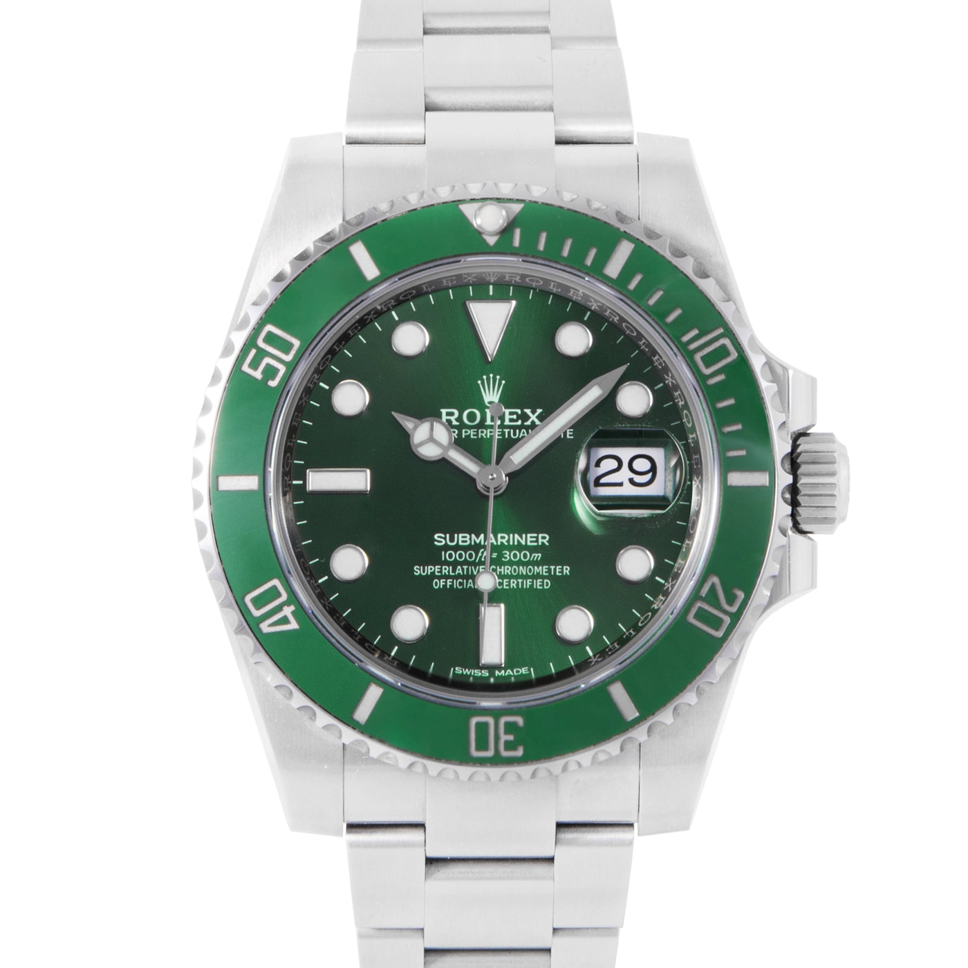 Rolex Submariner Date "Hulk" 116610LV | Timepiece360
