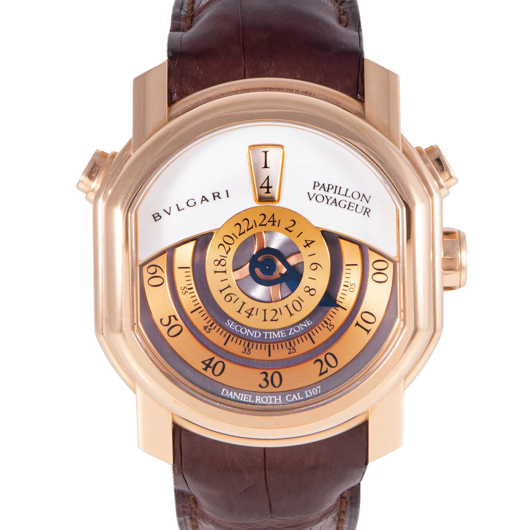 Bvlgari x Daniel Roth Papillon Voyageur GMT BRRP46GGMTP | Timepiece360