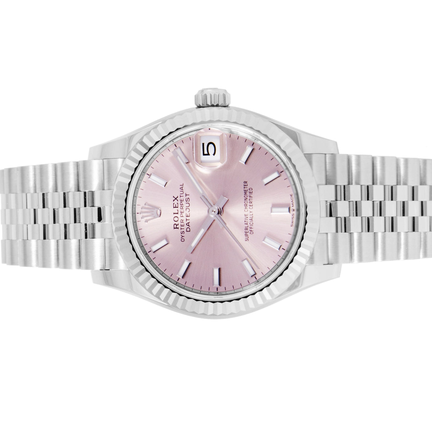 Rolex Datejust Pink Dial 31mm Steel