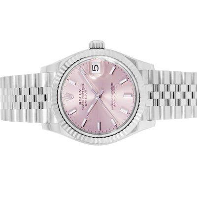 Rolex Datejust Pink Dial 31mm Steel
