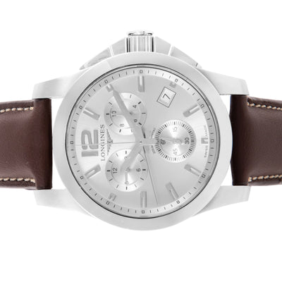 Longines Conquest Chronograph L36604765 | Timepiece360

