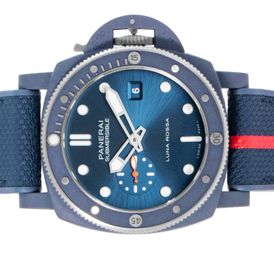 Officine Panerai Submersible QuarantaQuattro Luna Rossa| Timepiece360