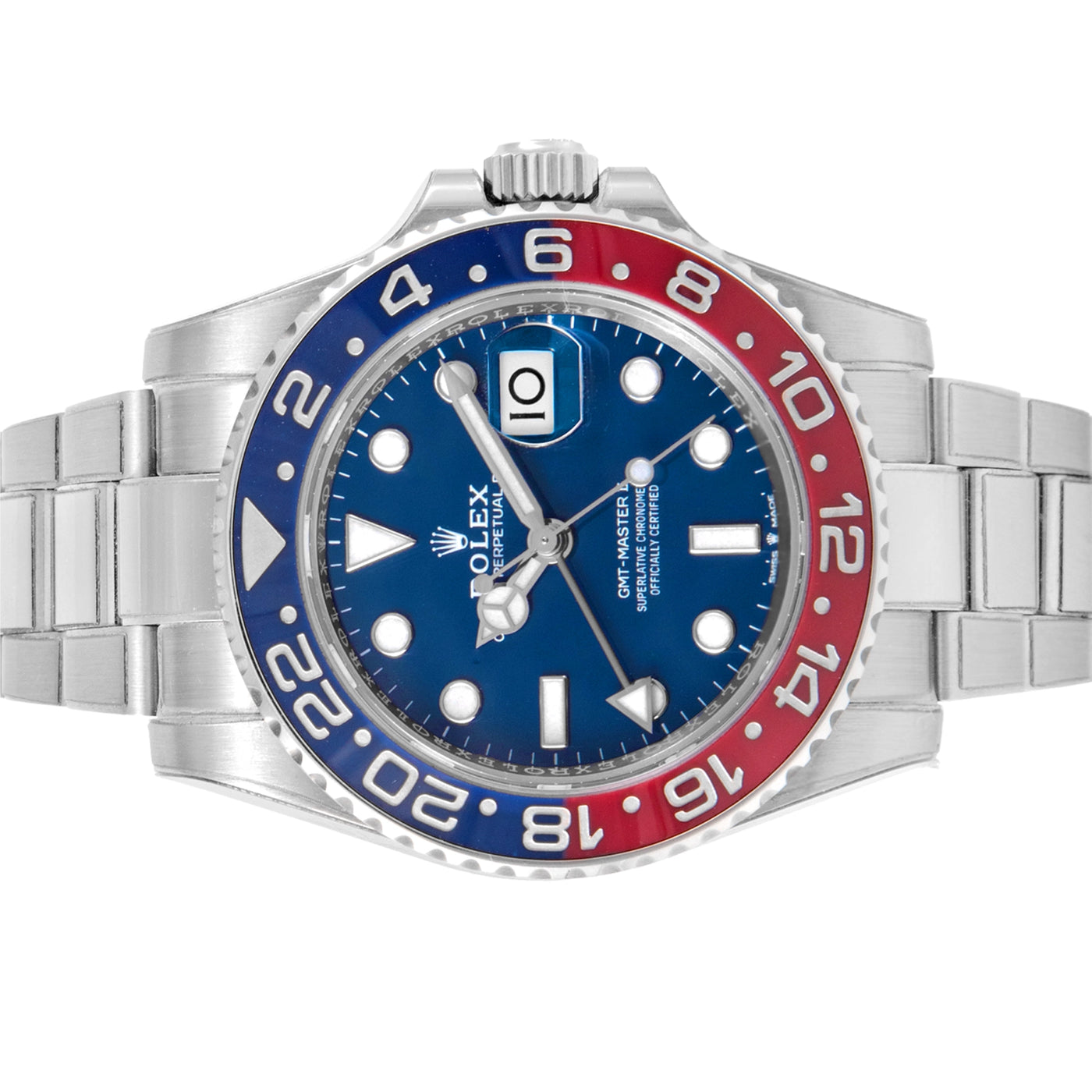 Rolex GMT-Master II White Gold 126719BLRO | Timepiece360