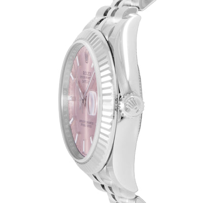 Rolex Datejust Pink Dial 31mm Steel
