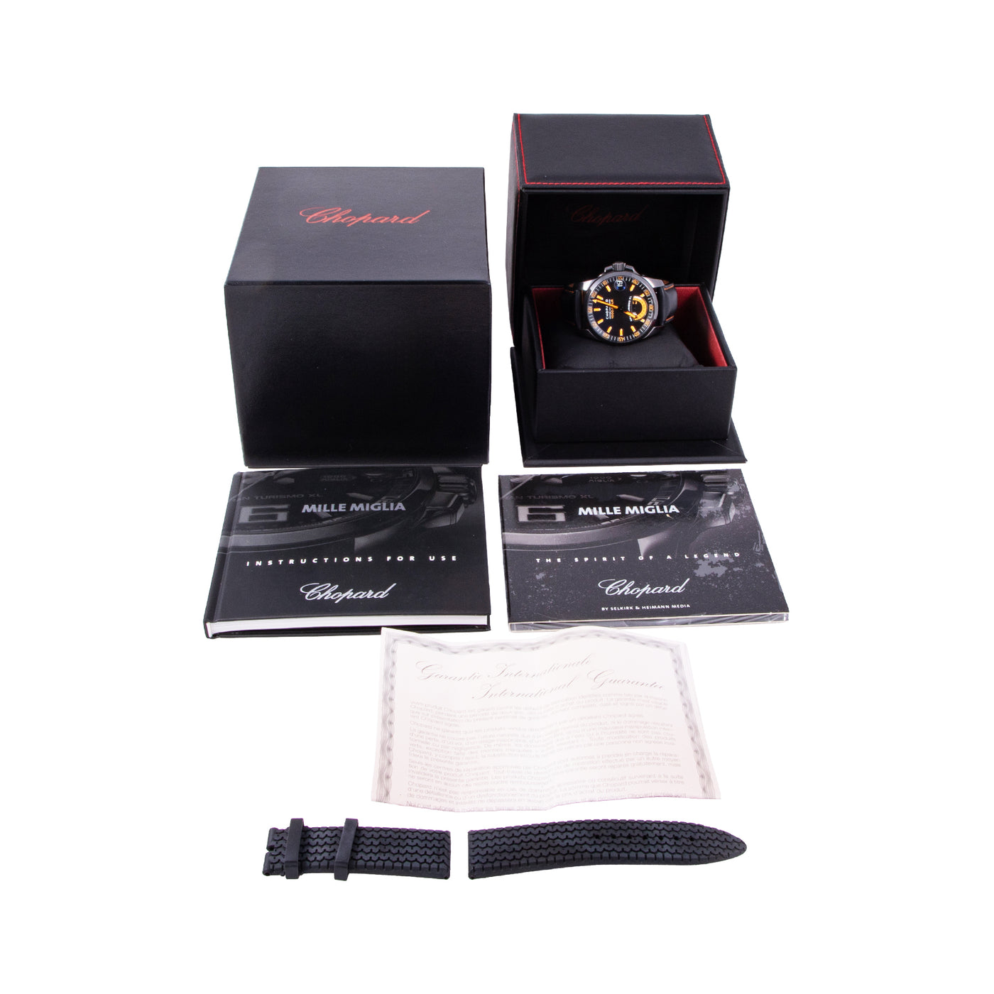 Chopard Gran Turismo XL in PVD Limited Edition 8997 full set | TImepiece360