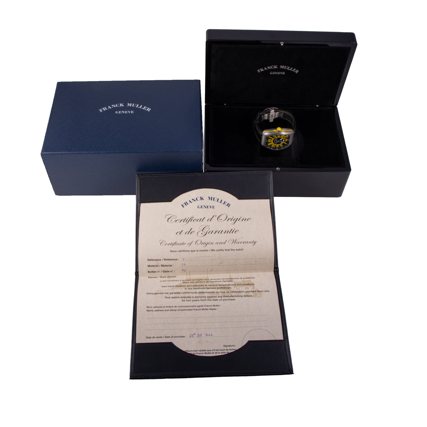 Franck Muller Vanguard V 45 SC DT TT BR JA full set | Timepiece360