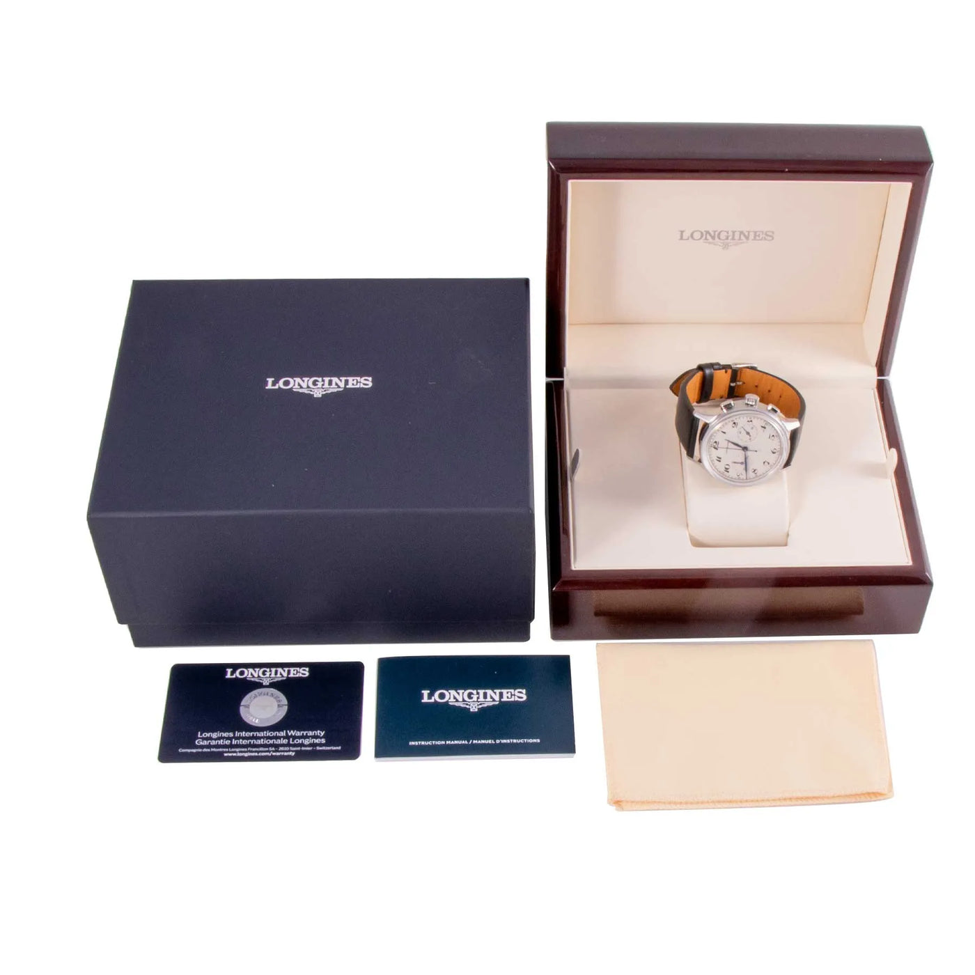 Longines Heritage L28274730 full set | Timepiece360

