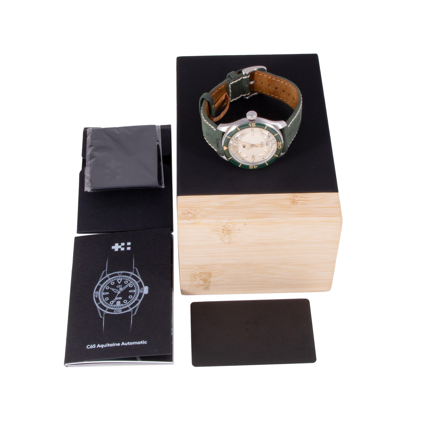 Christopher Ward C65 Aquitaine 01.763.0504.3.340 full set | Timepiece360