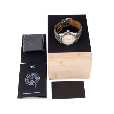 Christopher Ward C65 Aquitaine 01.763.0504.3.340 full set | Timepiece360