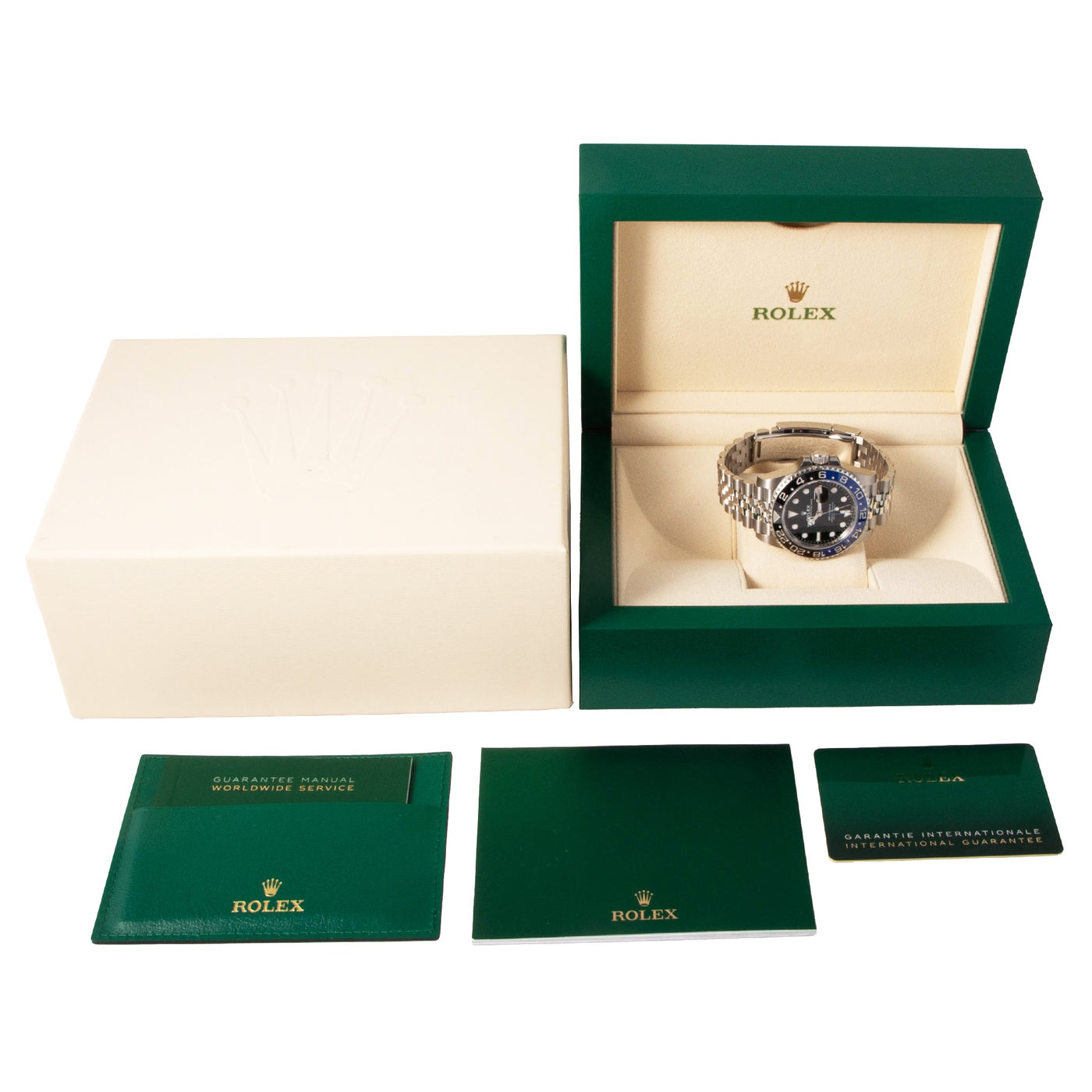 Rolex GMT Master II-Batgirl 126710BLNR full set | Timepiece360
