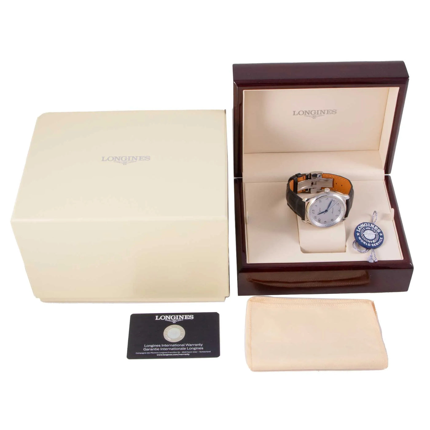 Longines Master Collection L27934732 full set | Timepeice360

