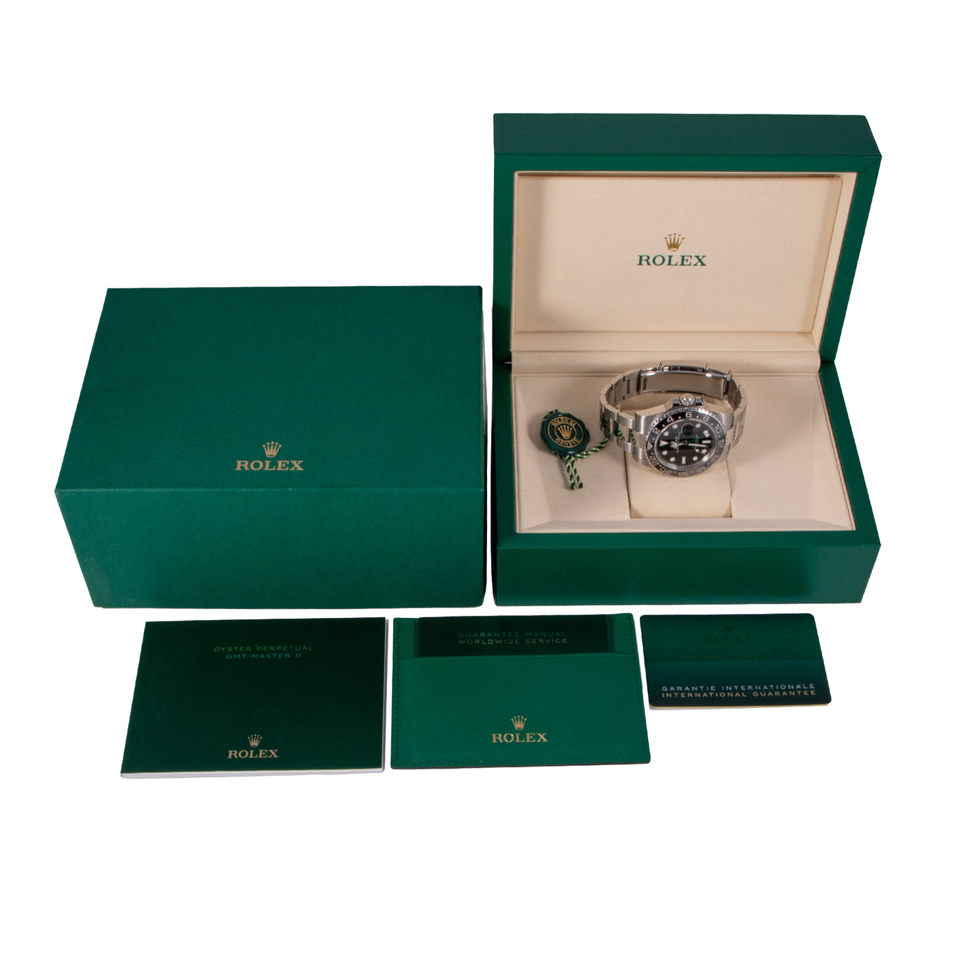 Rolex GMT-Master II 126710GRNR full set | Timepiece360