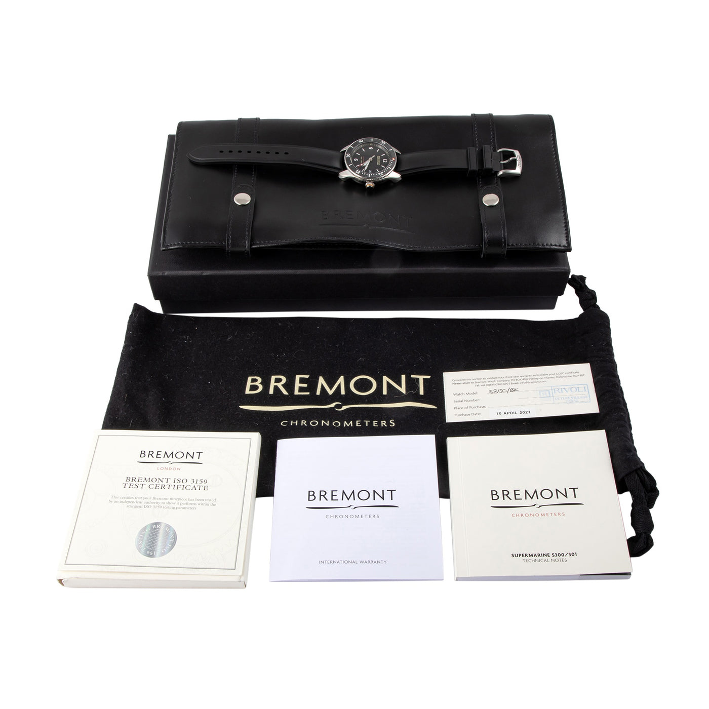 Bremont Supermarine S300/BK full set - Timepiece360