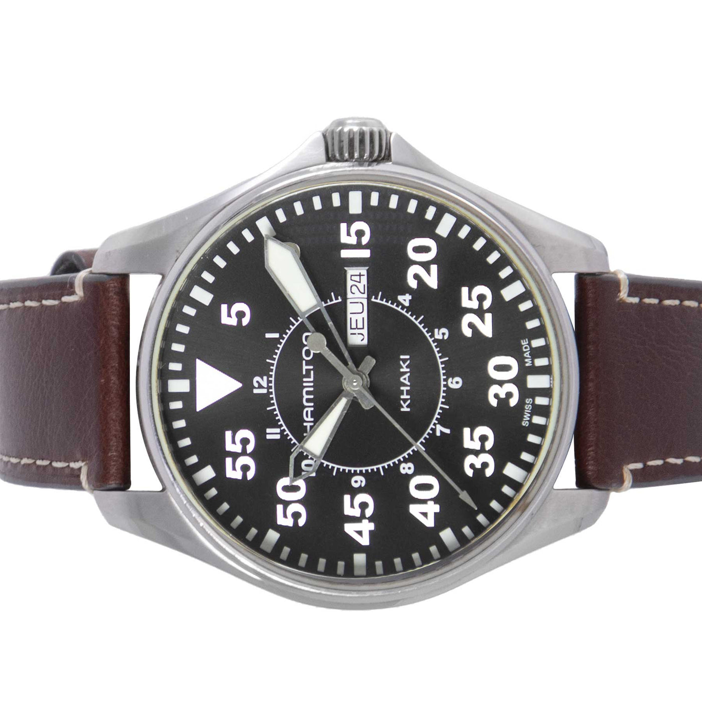 Hamilton Pilot Day Date H64611535 |Timepiece360-2