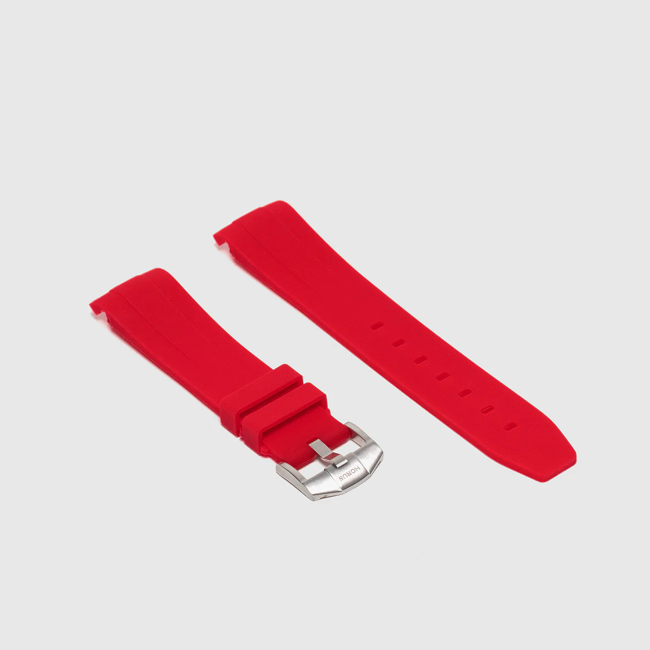 Horus Rolex Red Digital Rubber Strap 20mm