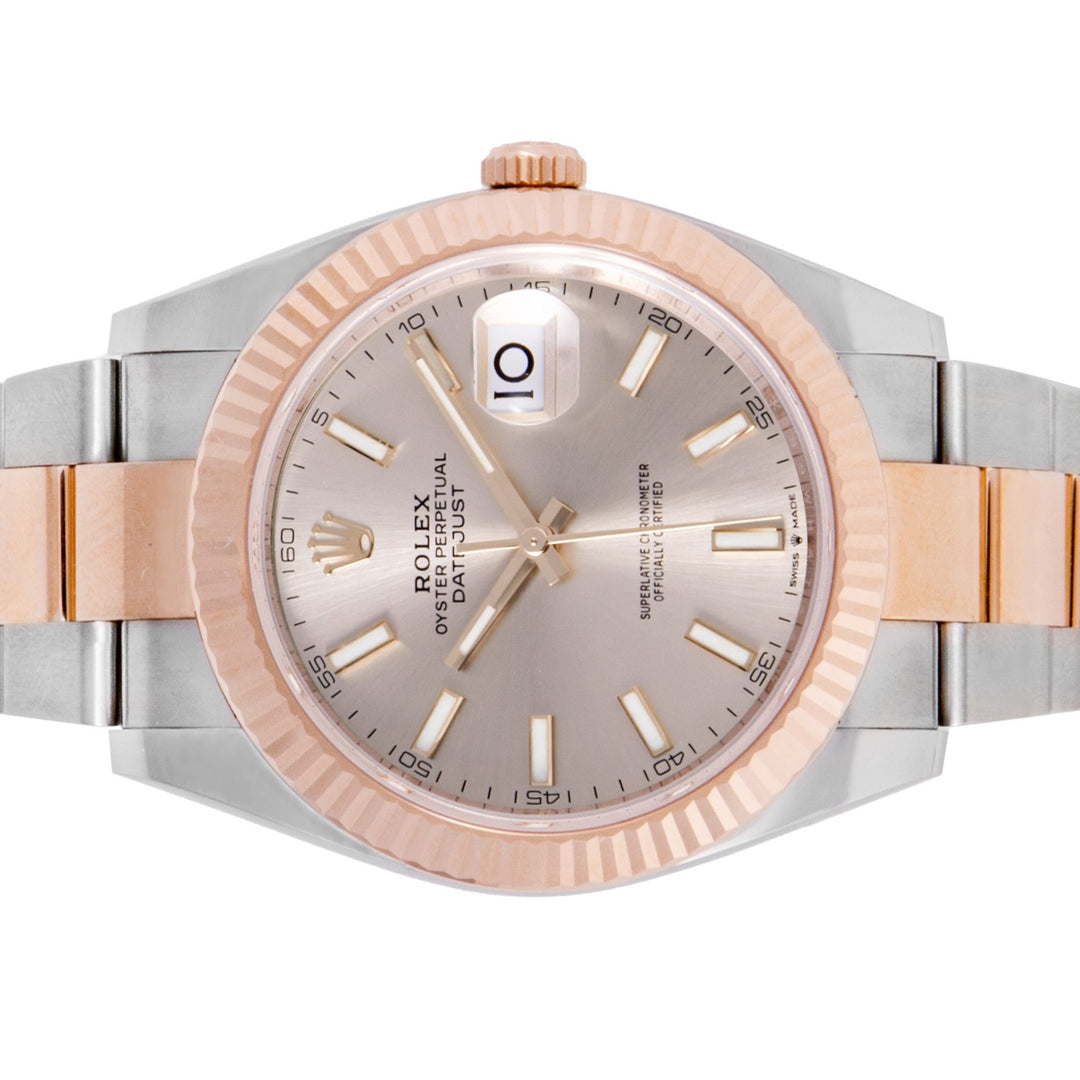 Datejust 41 rose gold hotsell