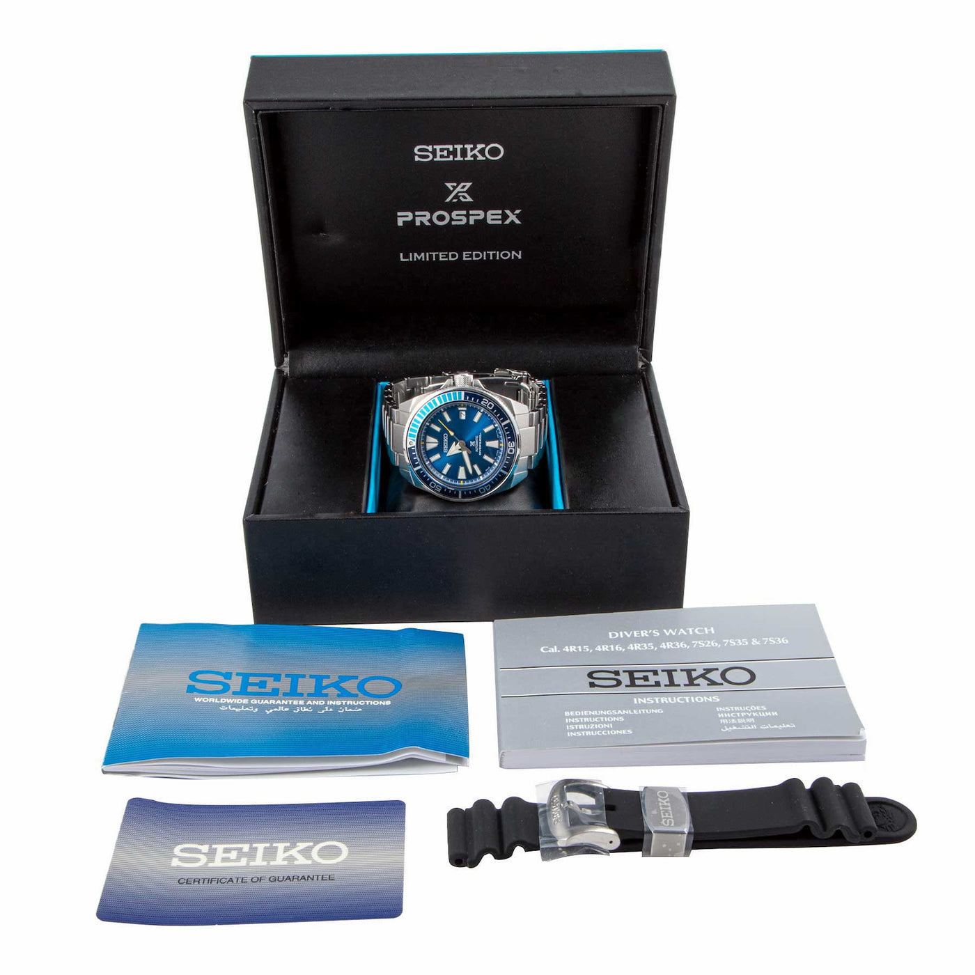 Seiko "Blue Lagoon Samurai" Prospex Divers full set | Timepiece360