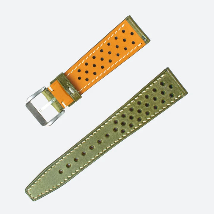 Opto Watch Co Rally Leather Watch Straps-Timepiece360