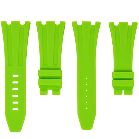 Lime Green Rubber Strap 42mm-Timepiece360