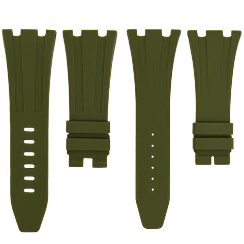 Olive Rubber Strap 42mm-Timepiece360