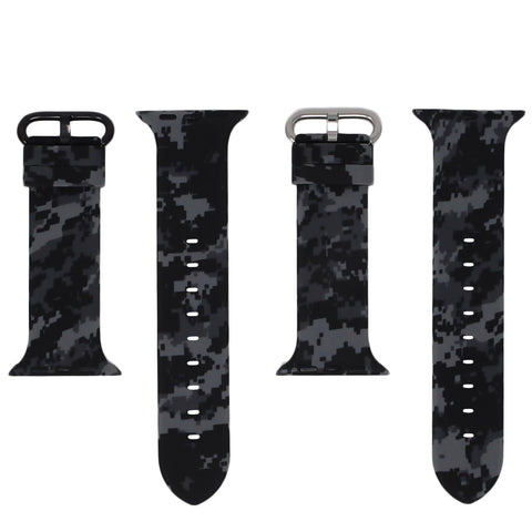 Graphite Digital Camouflage Rubber Strap-Timepiece360