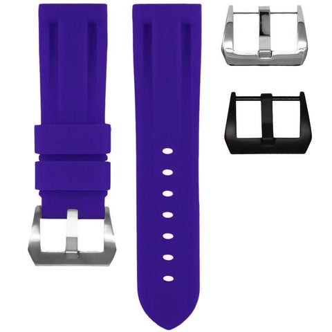 Royal Purple Rubber Strap 26mm-Timepiece360