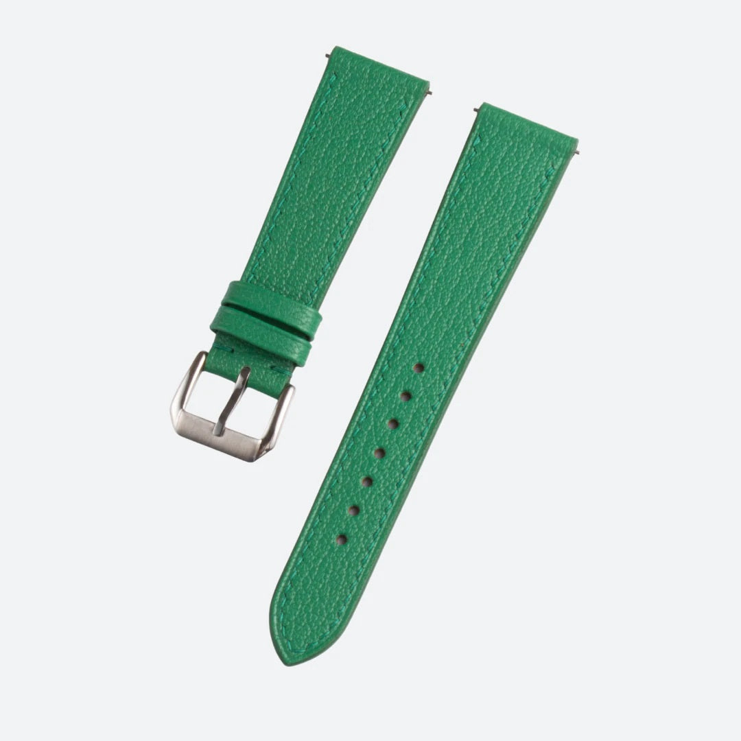 Opto Watch Co Chevre Lush Green Leather Strap 1 – Timepiece360